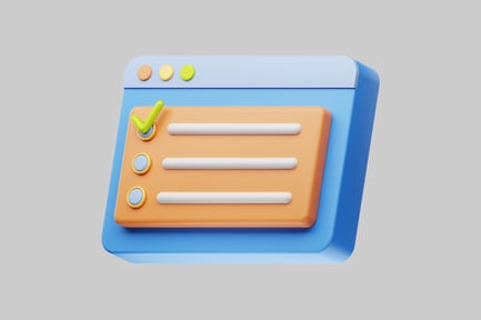 Preview: Digital interface with colorful buttons