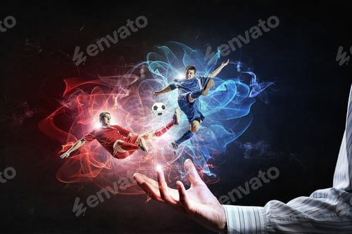 Preview: Soccer Players Fighting For Ball