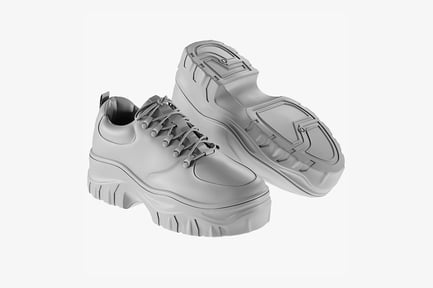 Preview: Women's Chunky Sole Mesh Sneakers