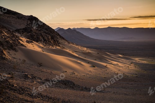 Preview: Sunrise in Sahara desert.