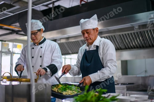 Preview: Adult students are upskilling to be restaurant chef.