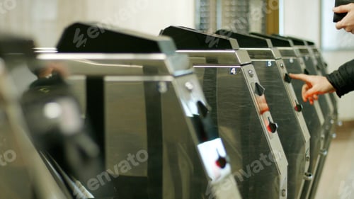 Preview: Metal turniquets in the underground.