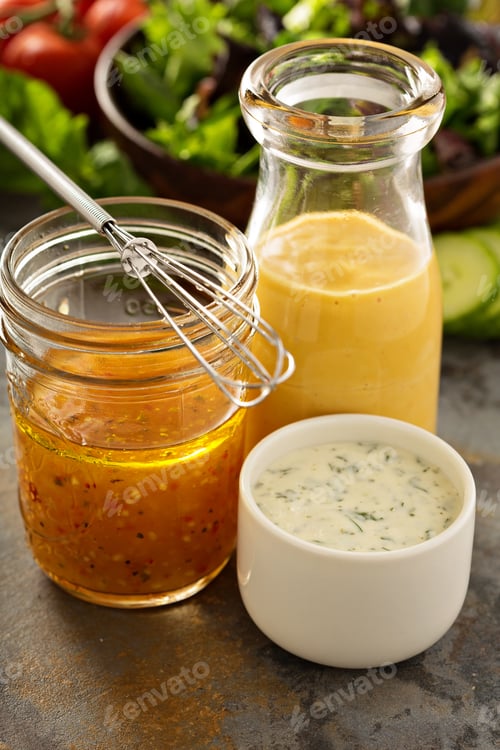 Preview: Variety of sauces and salad dressings