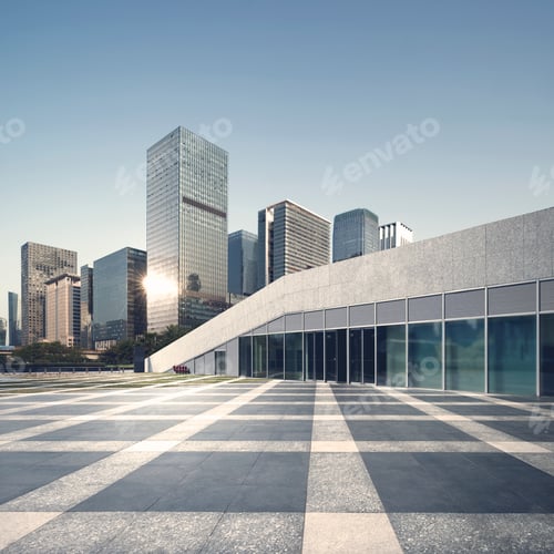 Preview: empty brick road