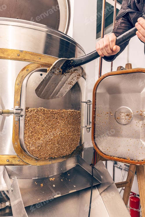 Preview: Process of brewing grain of barley