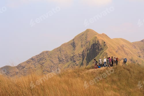 Preview: Trek Hiking Destination Experience Lifestyle Concept