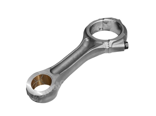 Preview: Metal Chrome Piston Rod For Car Truck Bus or Heavy Machinery isolated over white background