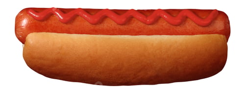 Preview: Classic hot dog isolated on white