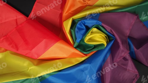 Preview: LGBTQ flag or Lesbian Gay Bi sexsual Transgender Queer or homosexsual pride