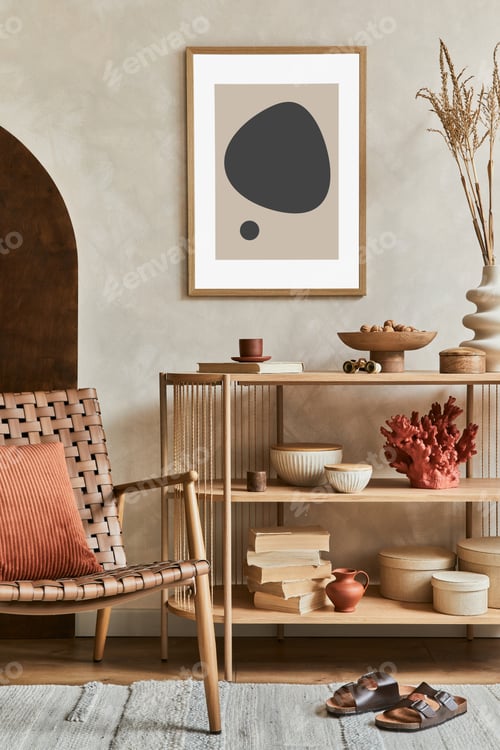 Preview: Creative composition of living room interior design