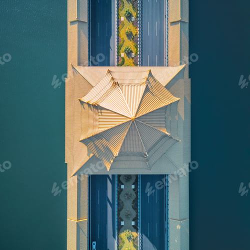 Preview: Aerial view of Fenghuangling Bridge, Liuzhou, Guangxi Zhuang Autonomous Region, China, Asia