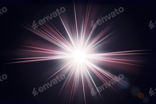 Preview: Abstract star burst Background