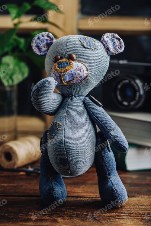Preview: Close Up of Stuffed Bear Toy