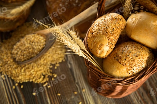 Preview: Delicious Fresh Bread Food Concept