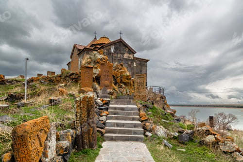 Preview: Hayravank Monastery on coast of Sevan Lake in Armenia