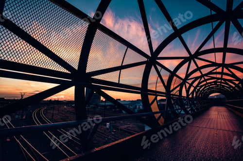 Preview: dynamic bridge at sunset