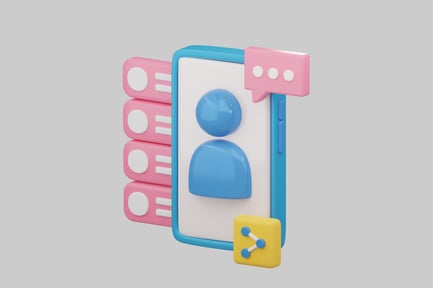 Vorschau: Mobiles Interface mit sozialen Elementen