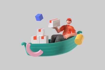 Preview: Delivery Guy with Boxes