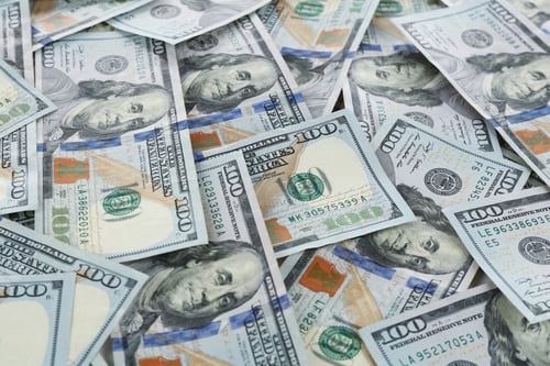 Preview: Pile of United States One Hundred Dollar Bills