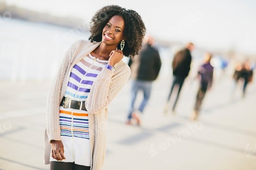 Preview: Young black woman