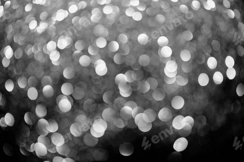 Preview: abstract shiny silver bokeh background