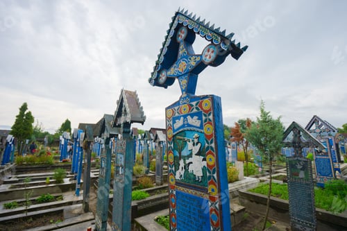 Preview: merry cemetary in Sapanta Romania Maramures