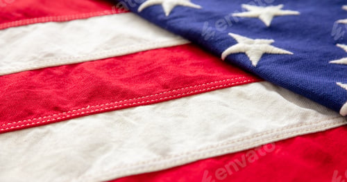 Preview: USA flag, US of America sign symbol background, closeup view