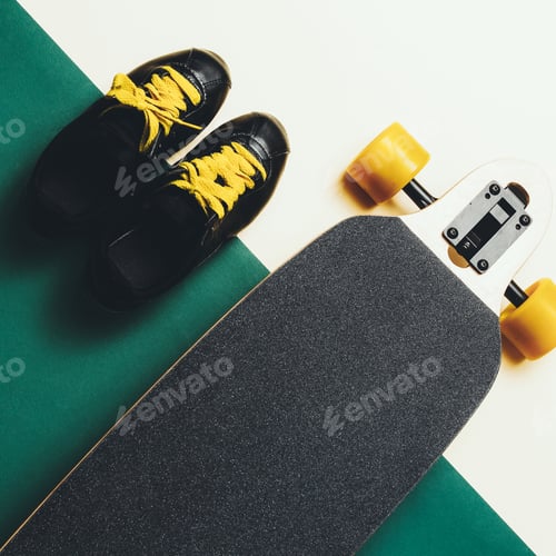 Preview: Sneakers and Skateboard
Urban Style fashion Minimal Design