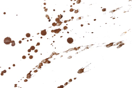Preview: mud splash isolated on white background.
