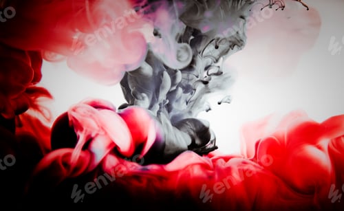 Preview: grey red abstract art