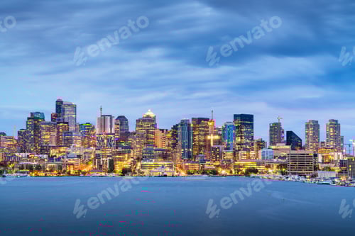 Preview: Seattle, Washington, USA skyline on Lake Union