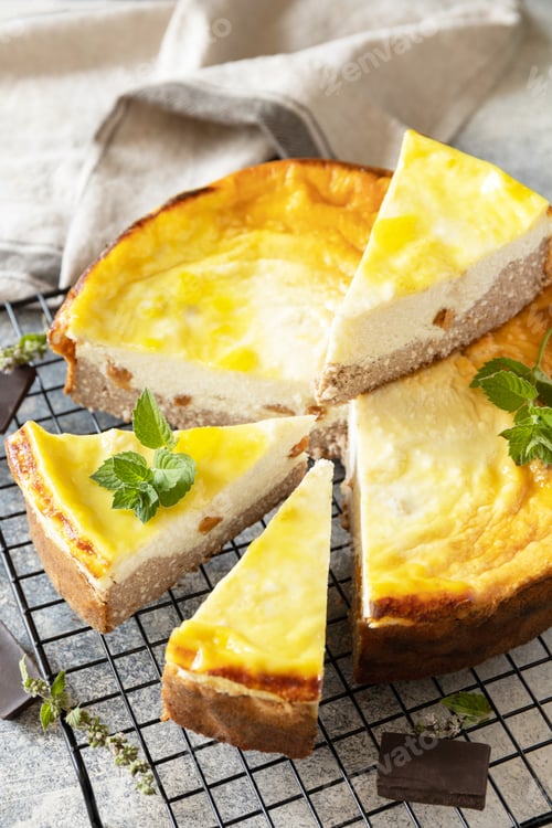 Preview: Ricotta cheesecake or casserole.