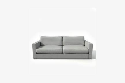Preview: Low-back rectangular sofa