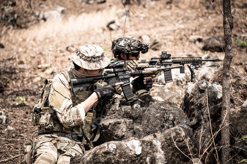 Preview: US marines in the mountains during the military operation
