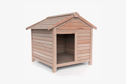 Preview: Classic Wooden Doghouse