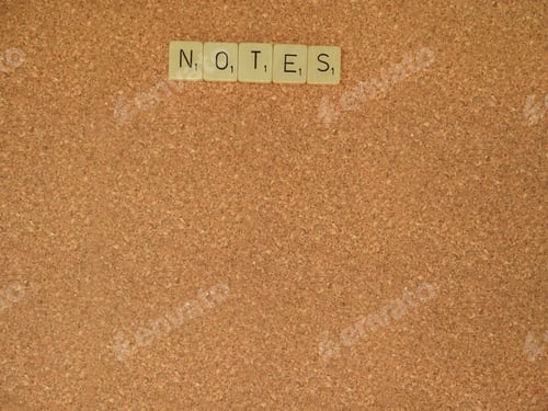 Preview: Notes on corkboard
