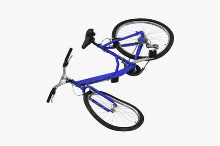 Preview: Wrecked Bicycle Frame: Road Racing, Heavily Damaged