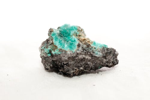 Preview: chalcedony on hemimorphite mineral sample