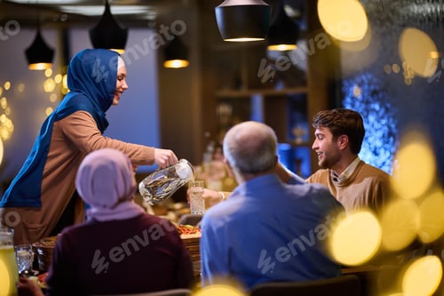 Preview: A modern and traditional European Islamic family comes together for iftar in a contemporary