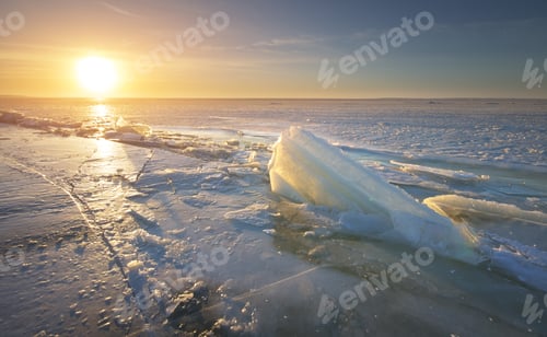 Preview: Winter landscape nature.