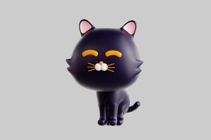 Preview: Cute cat character