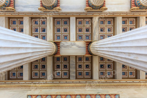 Athens Academy ceiling detail
