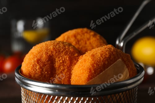 Preview: Fried mozzarella, tasty and delicious food, fried food