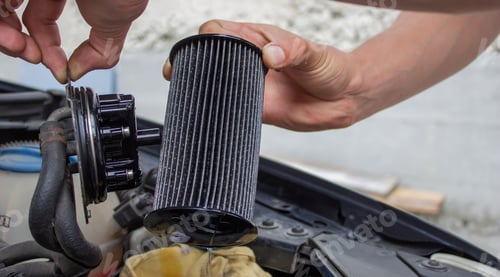 Preview: Car repair, fuel filter replacement.