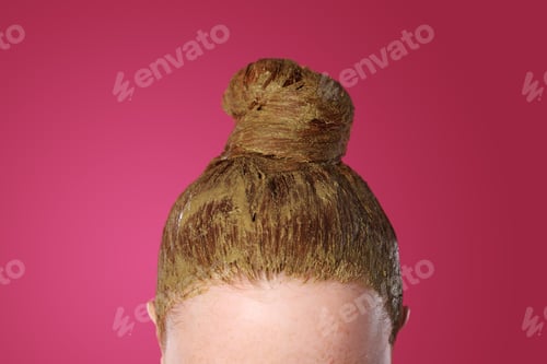 Preview: Hair Treatment Application with Bright Pink Background