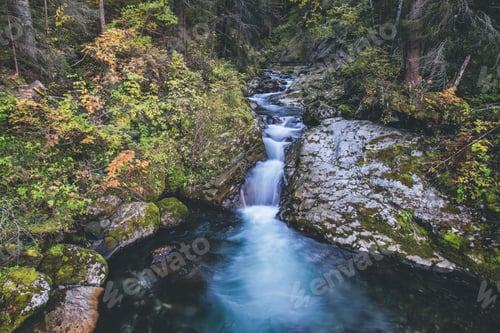 Preview: Little waterfall in the forest