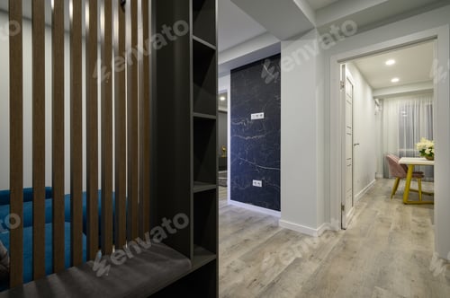 Preview: View from entrance hall to other rooms