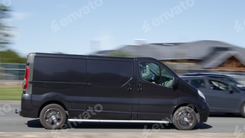 Preview: Van mockup isolated concept, Truck mock up
