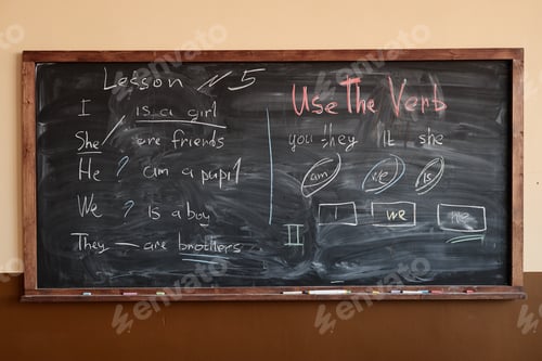 Preview: Blackboard In English Class