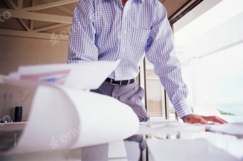 Preview: Man with paperwork